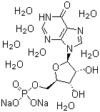 structure of CAS# 20813-76-7, 5-肌苷一磷酸二钠盐八水合物