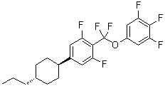 CAS 登录号：208338-62-9, 5-[[2,6-二氟-4-(反式-4-丙基环己基)苯基]二氟甲氧基]-1,2,3-三氟苯