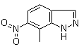 structure of CAS# 208457-81-2, 7-甲基-6-硝基-1H-吲唑