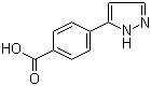structure of CAS# 208511-67-5, 4-(1H-吡唑-5-基)苯甲酸