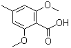 CAS # 20872-08-6, 2,6-Dimethoxy-4-methylbenzoic acid