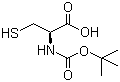 structure of CAS# 20887-95-0, Boc-L-半胱氨酸