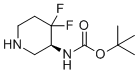 CAS 登录号：2089321-16-2, 叔-丁基N-[(3S)-4,4-二氟哌啶-3-基]氨基甲酸酯