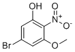 structure of CAS# 2091406-69-6, 5-溴-3-甲氧基-2-硝基苯酚