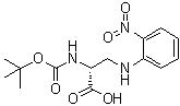 CAS # 209223-32-5, N-[(1,1-Dimethylethoxy)carbonyl]-3-[(2-nitrophenyl)amino]-D-alanine