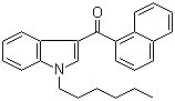 structure of CAS# 209414-08-4, (1-己基-1H-吲哚-3-基)-1-萘基甲酮