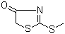 structure of CAS# 20949-66-0, 2-(甲硫基)-1,3-噻唑-4(5H)-酮