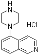 structure of CAS# 209733-17-5, 5-(1-哌嗪基)异喹啉盐酸盐