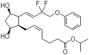 structure of CAS# 209860-87-7, 他氟前列素