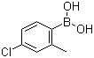 structure of CAS# 209919-30-2, 4-氯-2-甲基苯硼酸