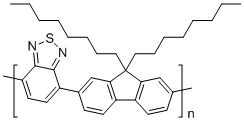 structure of CAS# 210347-52-7, 9,9-Dioctylfluorene-2,1,3-benzothiadiazole copolymer