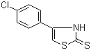 structure of CAS# 2104-00-9, 4-(4-氯苯基)-4-噻唑啉-2-硫酮