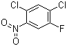 structure of CAS# 2105-59-1, 2,4-二氯-5-氟硝基苯