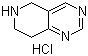 structure of CAS# 210538-68-4, 5,6,7,8-Tetrahydropyrido[4,3-d]pyrimidine hydrochloride