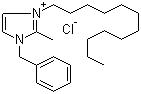 structure of CAS# 21054-72-8, 1-苄基-2-甲基-3-月桂基咪唑鎓氯化物
