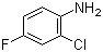 structure of CAS# 2106-02-7, 2-氯-4-氟苯胺
