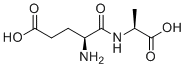 CAS # 21064-18-6, L-alpha-Glutamyl-L-Alanine, H-Glu-Ala-OH, (4S)-4-amino-5-[[(1S)-1-carboxyethyl]amino]-5-oxopentanoic acid