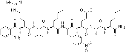 CAS # 210644-49-8, 2-Aminobenzoyl-L-arginyl-L-valyl-L-norleucyl-4-nitro-L-phenylalanyl-L-alpha-glutamyl-L-alanyl-L-norleucinamide
