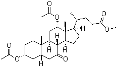 CAS # 21066-20-6, (3alpha,5beta,12alpha)-3,12-Bis(acetyloxy)-7-oxocholan-24-oic acid methyl ester