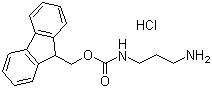 structure of CAS# 210767-37-6, N-芴甲氧羰基-1,3-丙二胺盐酸盐