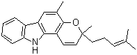CAS # 21104-28-9, Mahanimbin, (+)-3,11-Dihydro-3,5-dimethyl-3-(4-methyl-3-penten-1-yl)pyrano[3,2-a]carbazole