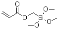 structure of CAS# 21134-38-3, 丙烯酰氧基甲基三甲氧基硅烷