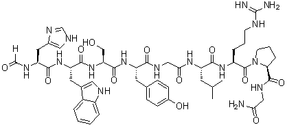 CAS 登录号：211376-91-9, N-甲酰基-2-10-促黄体激素释放因子