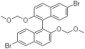 structure of CAS# 211560-97-3, (R)-(+)-6,6'-二溴-2,2'-双(甲氧基甲氧基)-1,1'-联萘