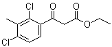 CAS # 211576-36-2, 2,4-Dichloro-3-methyl-beta-oxobenzenepropanoic acid ethyl ester