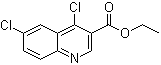 structure of CAS# 21168-41-2, 4,6-二氯喹啉-3-羧酸乙酯