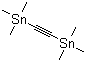 双(三甲基锡)乙炔分子结构 (CAS 2117-50-2)