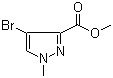 structure of CAS# 211738-66-8, 4-溴-1-甲基-1H-吡唑-3-羧酸甲酯