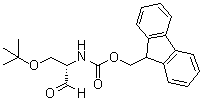 structure of CAS# 211929-87-2, [(1S)-2-叔丁氧基-1-甲酰基乙基]氨基甲酸芴甲基酯