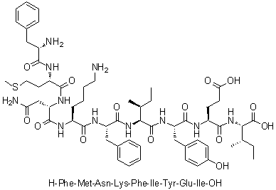 CAS # 211986-72-0, L-Phenylalanyl-L-methionyl-L-asparaginyl-L-lysyl-L-phenylalanyl-L-isoleucyl-L-tyrosyl-L-alpha-glutamyl-L-isoleucine