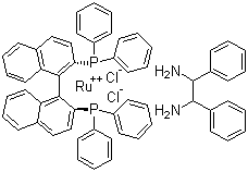 structure of CAS# 212210-87-2, [(R)-(+)-2,2'-双(二苯基膦)-1,1'-联萘][(1S,2S)-(-)-1,2-二苯乙烷二胺]二氯化钌