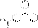 CAS # 2129-31-9, 4-(Diphenylphosphino)benzoic acid, Diphenyl(p-carboxyphenyl) phosphine, p-(Diphenylphosphino)benzoic acid
