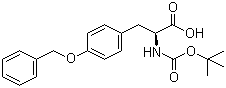 structure of CAS# 2130-96-3, Boc-O-benzyl-L-tyrosine