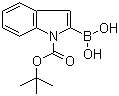structure of CAS# 213318-44-6, 1-Boc-吲哚-2-硼酸