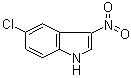 5-Chloro-3-nitro-1H-indole molecular structure (CAS 213542-01-9)