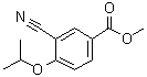 structure of CAS# 213598-11-9, 3-Cyano-4-isopropoxybenzoic acid methyl ester