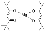structure of CAS# 21361-35-3, Magnesium bis(2,2,6,6-tetramethylheptane-3,5-dionate)