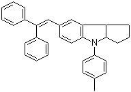 structure of CAS# 213670-22-5, 7-(2,2-二苯基乙烯基)-1,2,3,3a,4,8b-六氢-4-(4-甲基苯基)-环戊并[b]吲哚