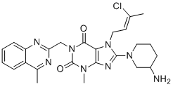 structure of CAS# 2138805-26-0, 利拉利汀氯杂质
