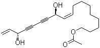 CAS 登录号：213905-35-2, 1-乙酰氧基-9,17-十八碳二烯-12,14-二炔-11,16-二醇