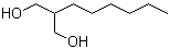 CAS # 21398-43-6, 2-Deoxy-2-hexylglycerol, 2-Hexyl-1,3-propanediol,  Bis(hydroxymethyl)heptane, Dimethylolheptane, NSC 108722