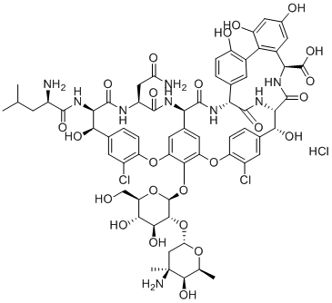 structure of CAS# 213997-73-0, 去甲万古霉素盐酸盐