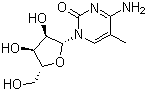 structure of CAS# 2140-61-6, 5-Methylcytidine