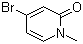 structure of CAS# 214342-63-9, 4-Bromo-1-methylpyridin-2-one