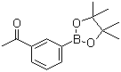 structure of CAS# 214360-49-3, 3-Acetylphenylboronic acid pinacol ester