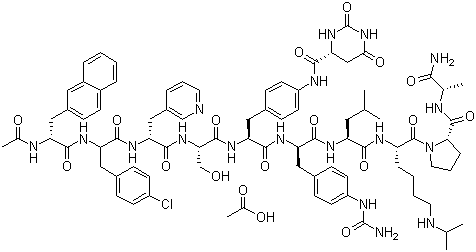 CAS 登录号：214766-78-6, 醋酸地加瑞克